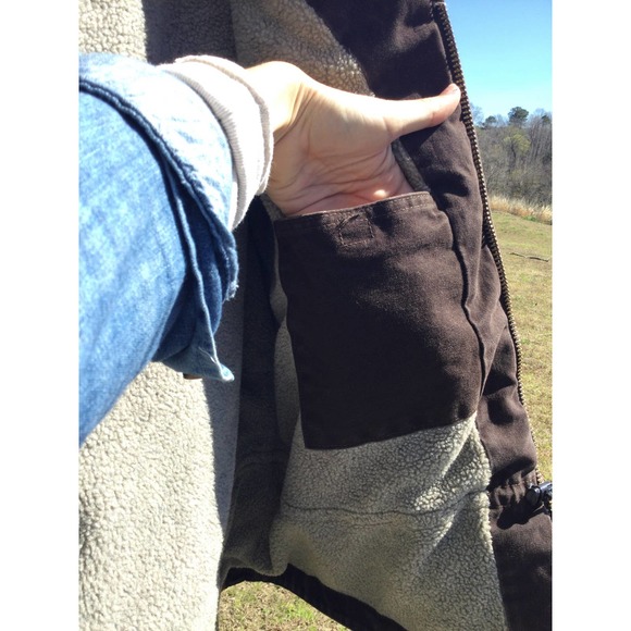 not for sale sold elsewhere sandstone ridge coat sherpa work chore barn - Picture 5 of 11